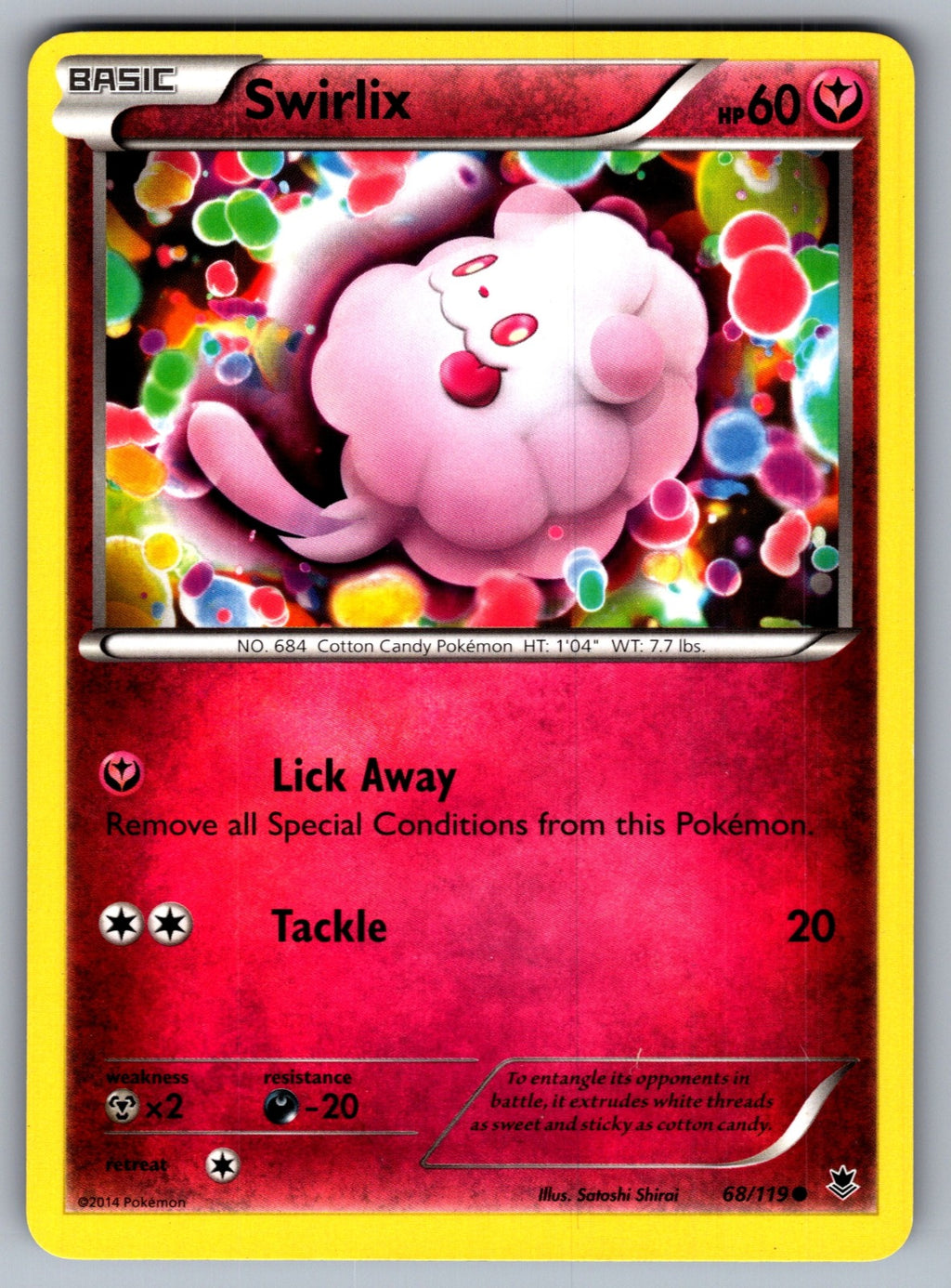 Swirlix Common XY - Phantom Forces 68/119 LP 2014
