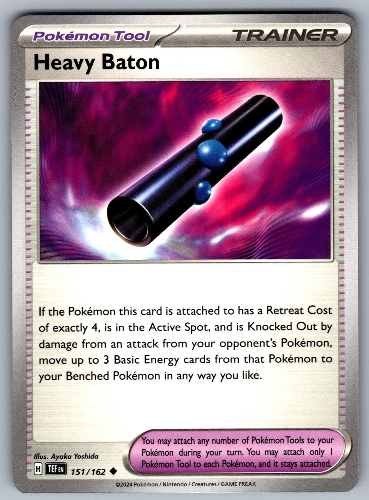 Heavy Baton Uncommon SV05: Temporal Forces 151/162 NM 2024