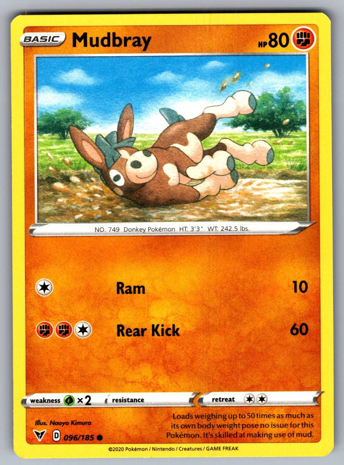Mudbray Common SWSH04: Vivid Voltage 096/185 NM 2020