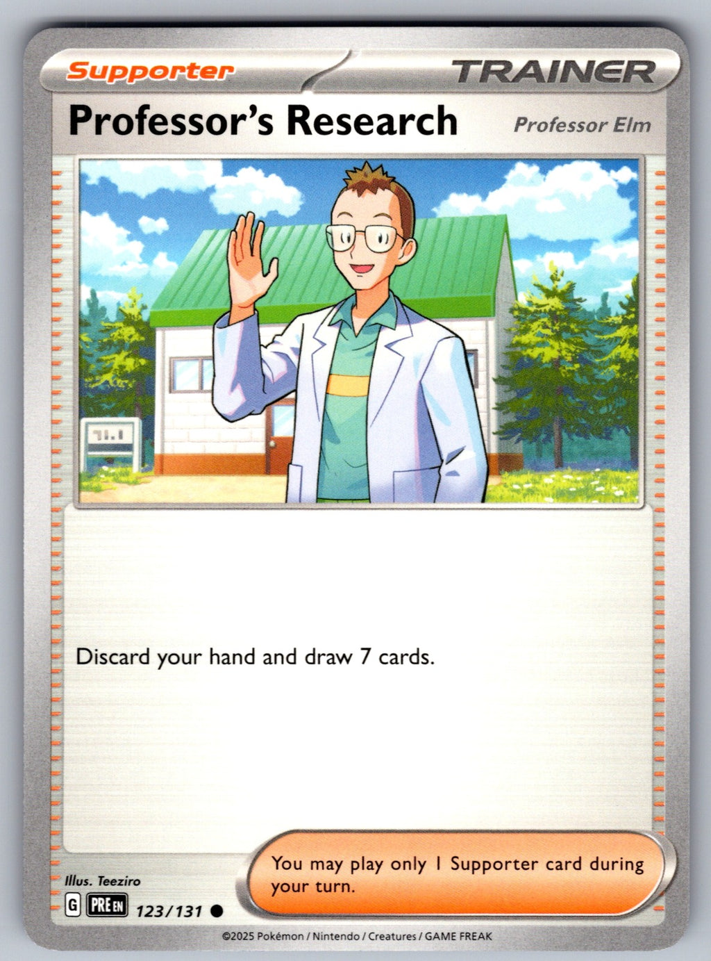 Professor's Research [Professor Elm] Common SV: Prismatic Evolutions 123/131 NM 