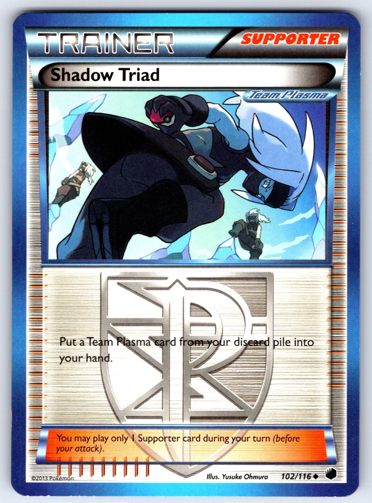 Shadow Triad (Team Plasma) Uncommon Plasma Freeze 102/116 LP 2013