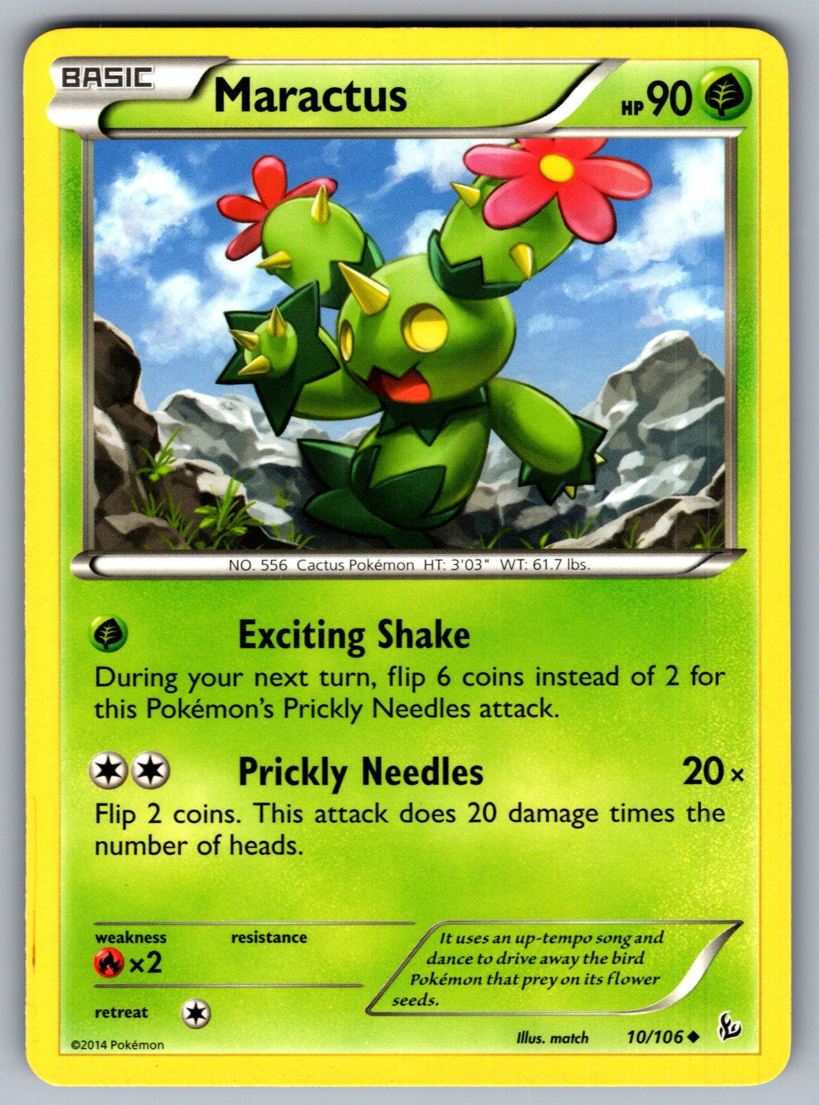 Maractus Uncommon XY - Flashfire 10/106 LP 2014