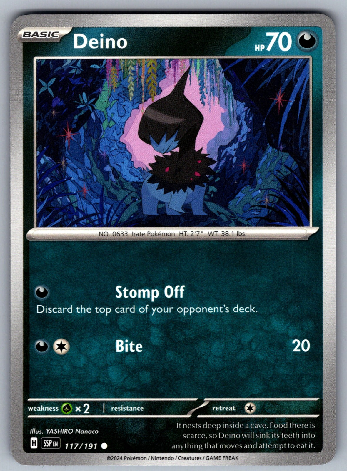 Deino Common SV08: Surging Sparks 117/191 NM 2024