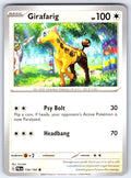 Girafarig Common SV02: Paldea Evolved 154/193 NM 2023