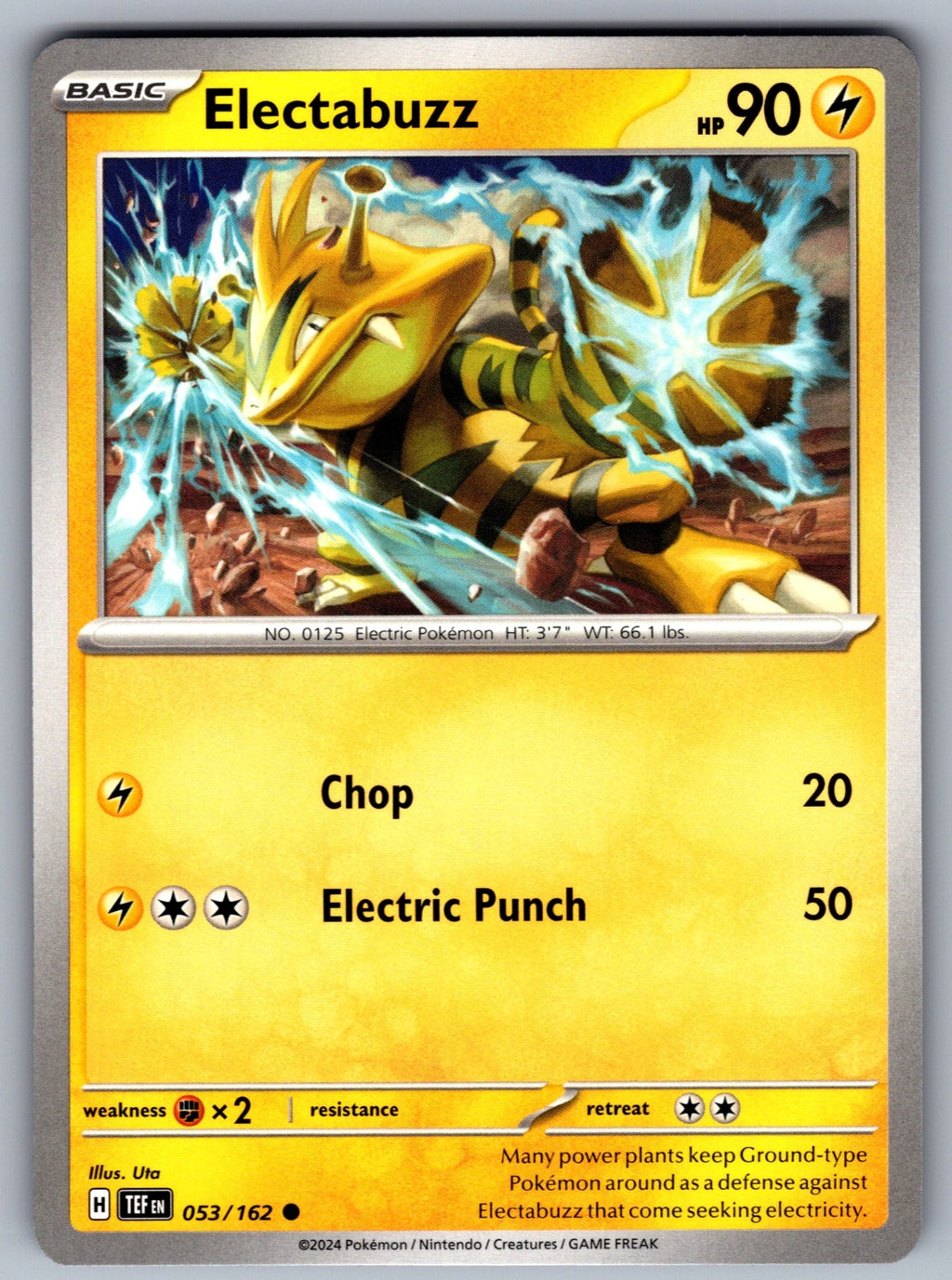 Electabuzz Common SV05: Temporal Forces 053/162 NM 2024