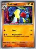 Toxicroak Uncommon SV02: Paldea Evolved 115/193 NM 2023
