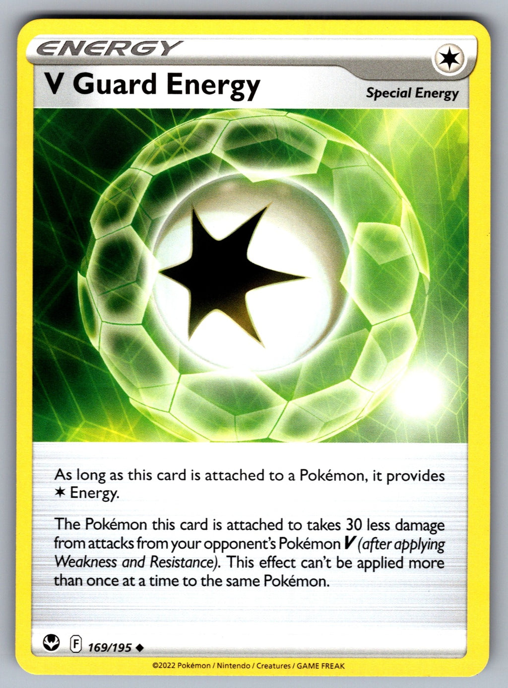 V Guard Energy Uncommon SWSH12: Silver Tempest 169/195 NM 2022