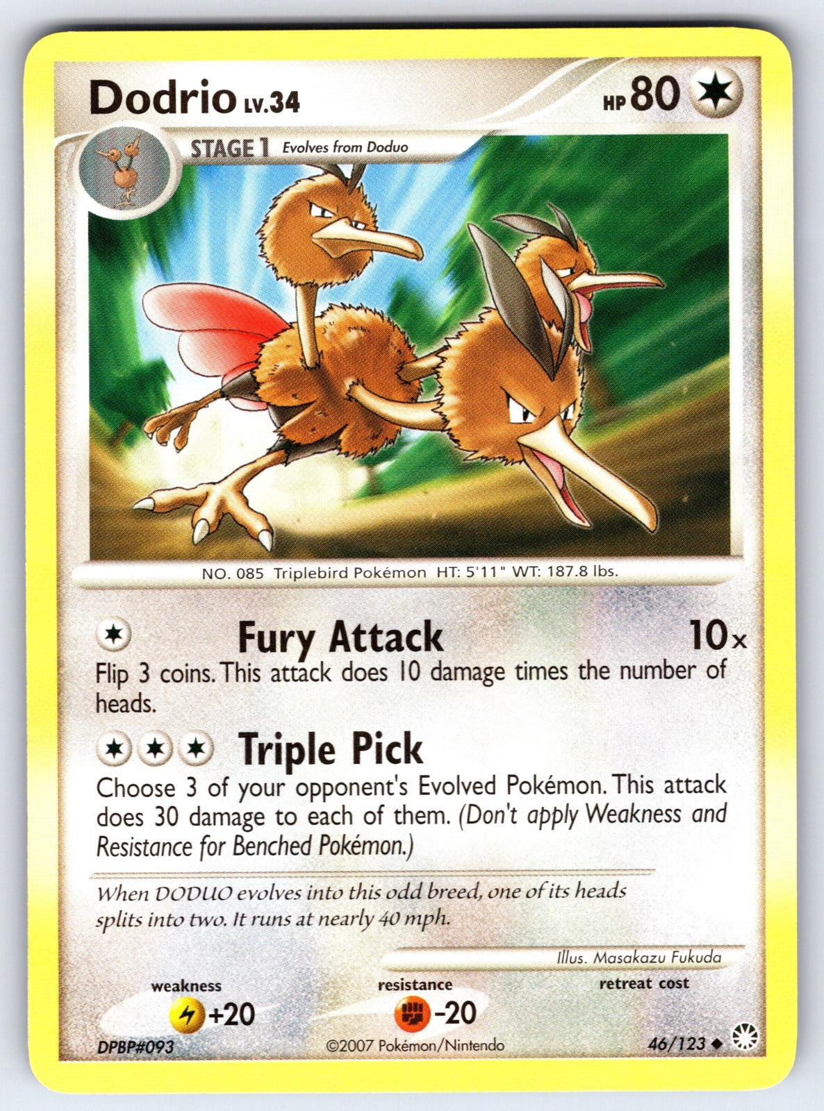 Dodrio Uncommon Mysterious Treasures 46/123 LP 2007