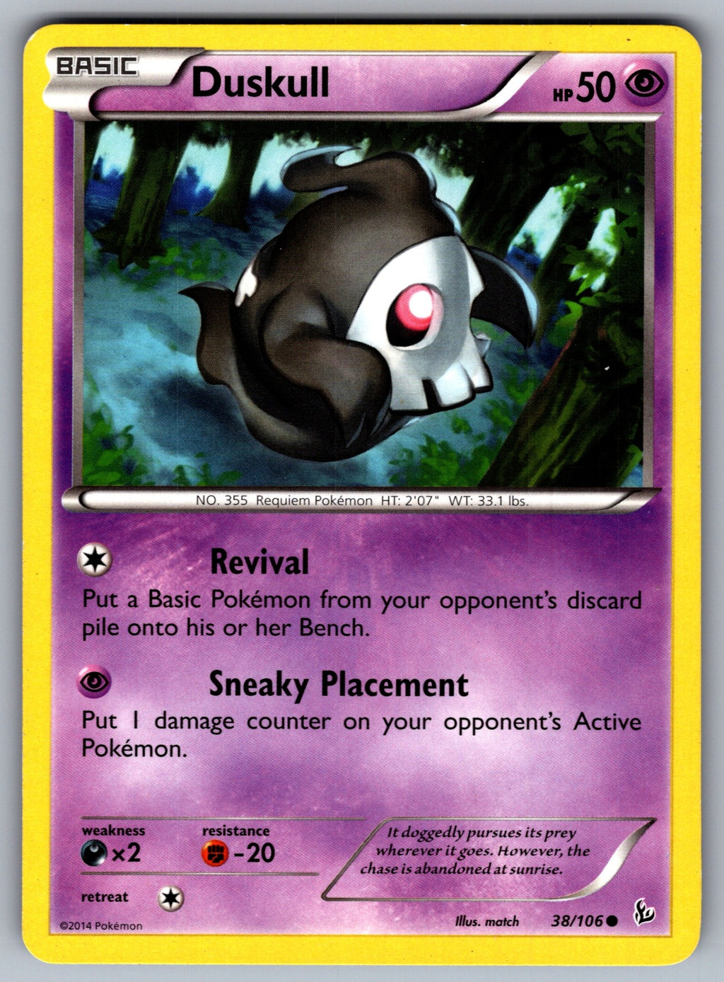Duskull Common XY - Flashfire 38/106 LP 2014