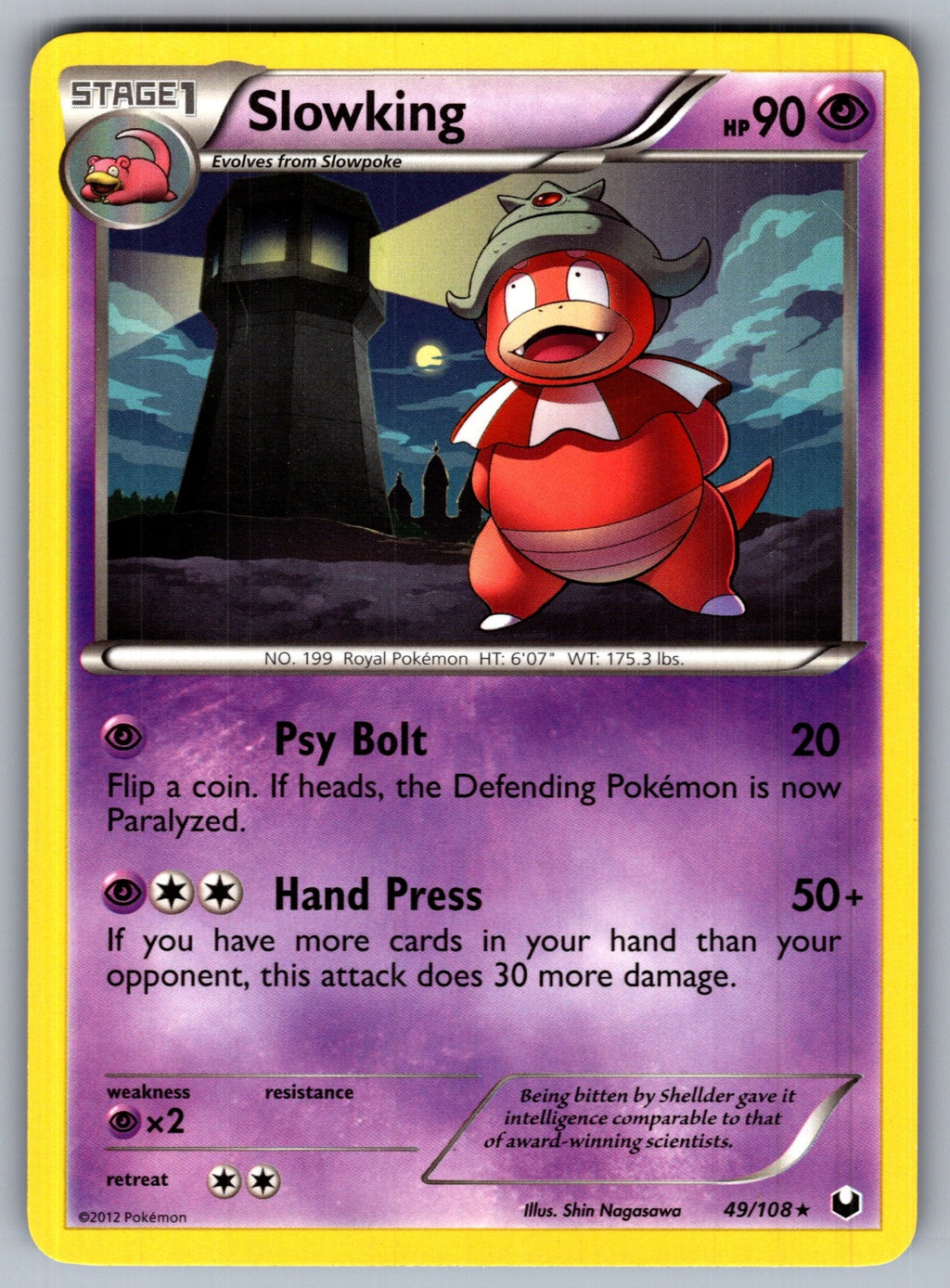 Slowking Rare Dark Explorers 49/108 LP 2012