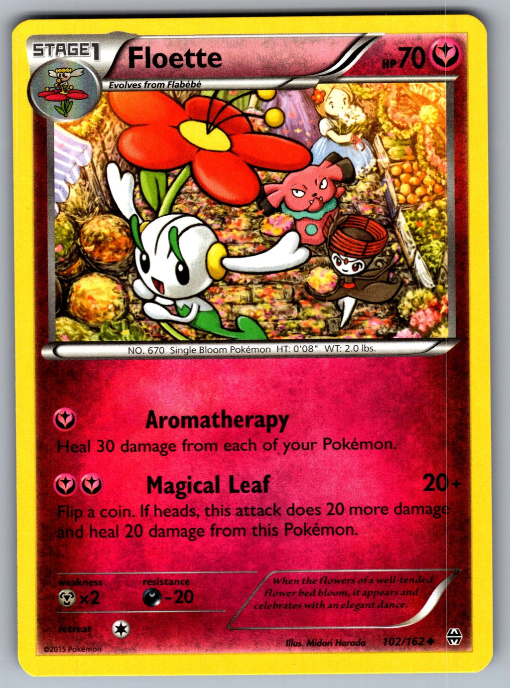 Floette Uncommon XY - BREAKthrough 102/162 LP 2015