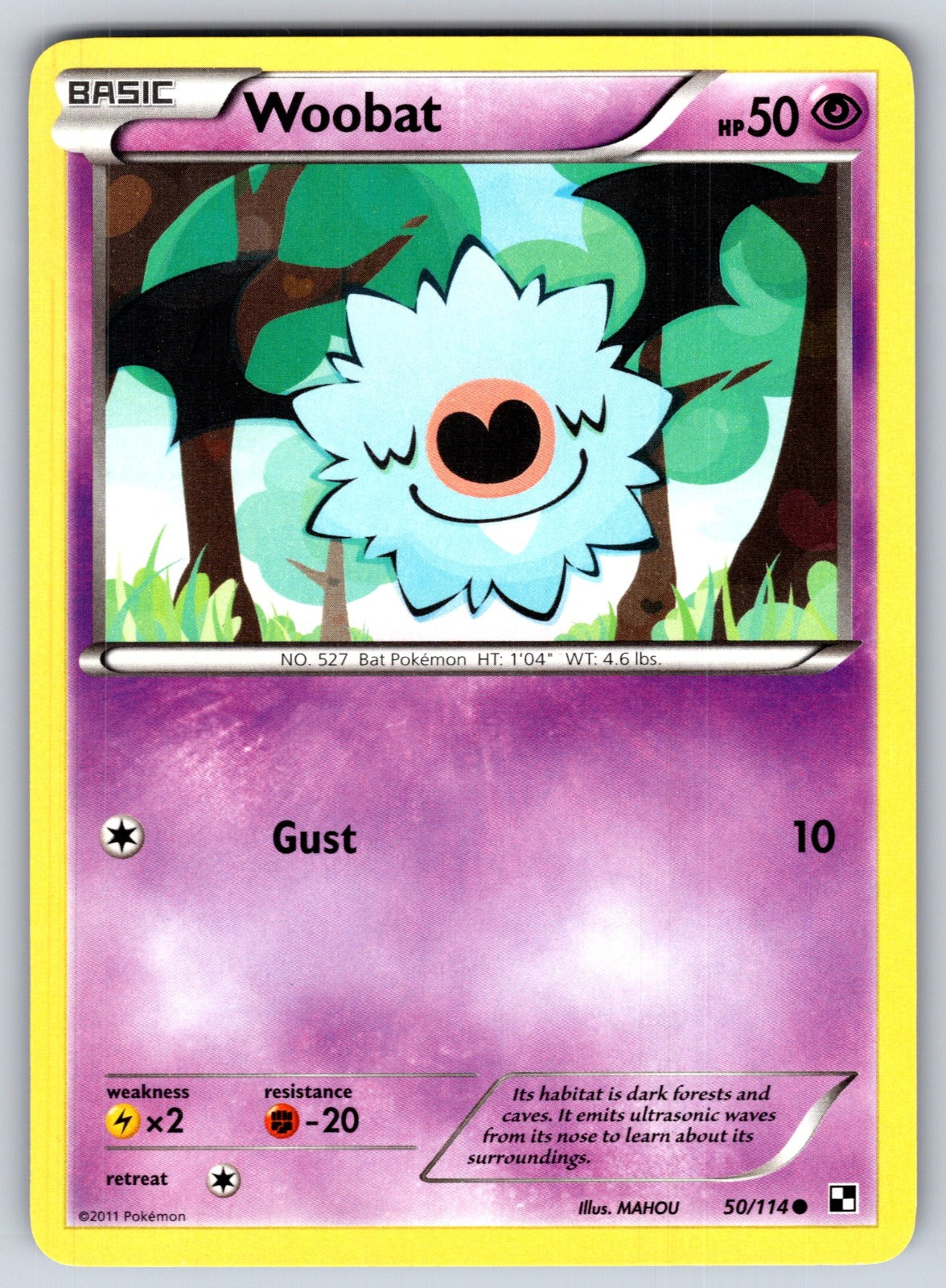 Woobat Common Black and White 50/114 LP 2011