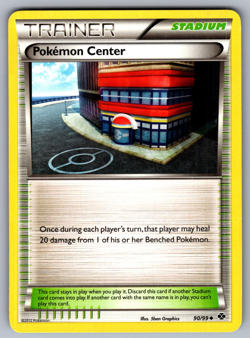 Pokemon Center Uncommon Next Destinies 90/99 LP 2012