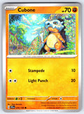 Cubone Common SV09: Journey Together 076/159 NM 2025
