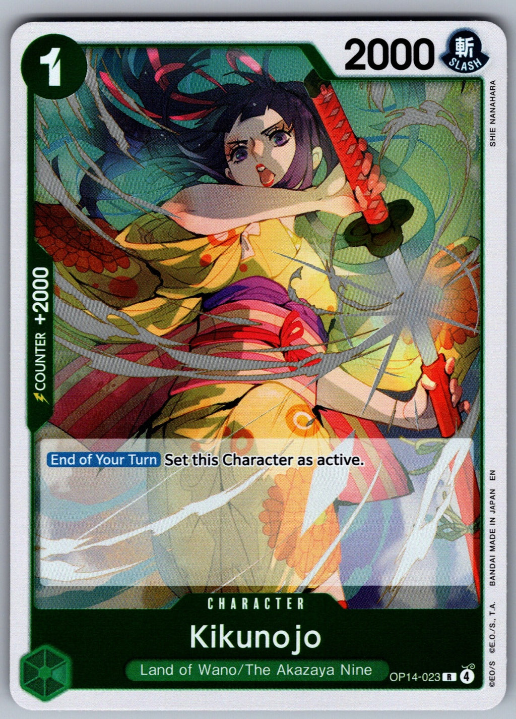 Kikunojo Foil R The Azure Sea's Seven OP14-023 NM 2026
