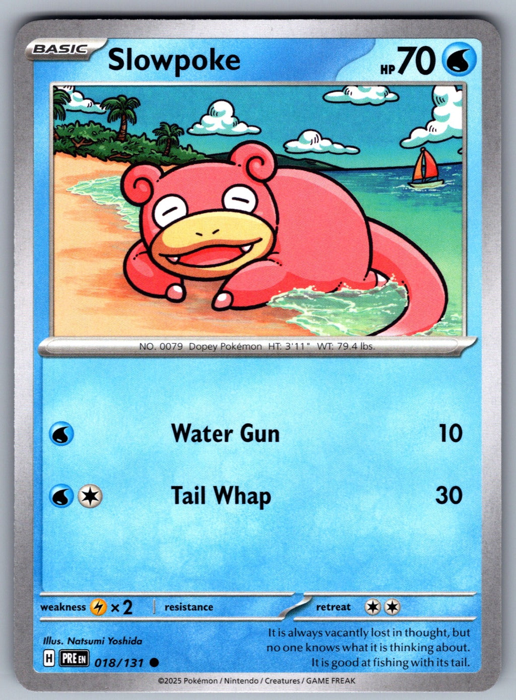 Slowpoke Common SV: Prismatic Evolutions 018/131 NM 2025