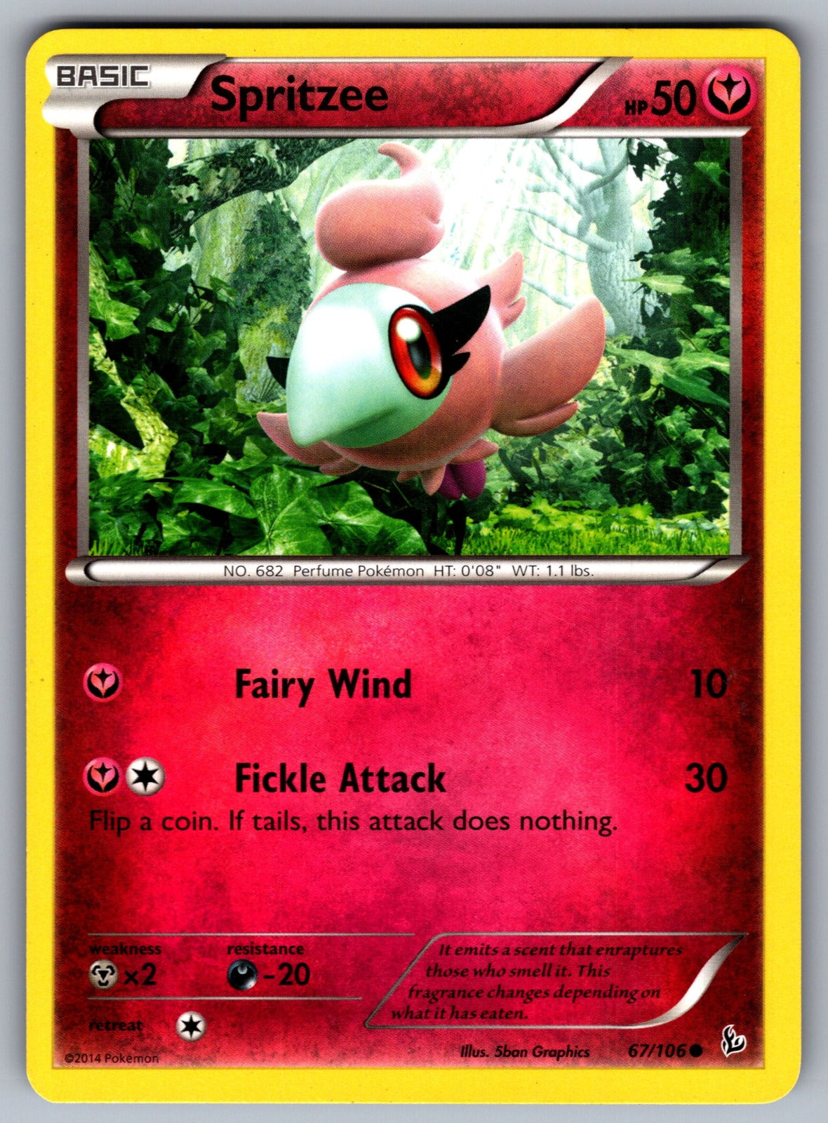 Spritzee Common XY - Flashfire 67/106 LP 2014