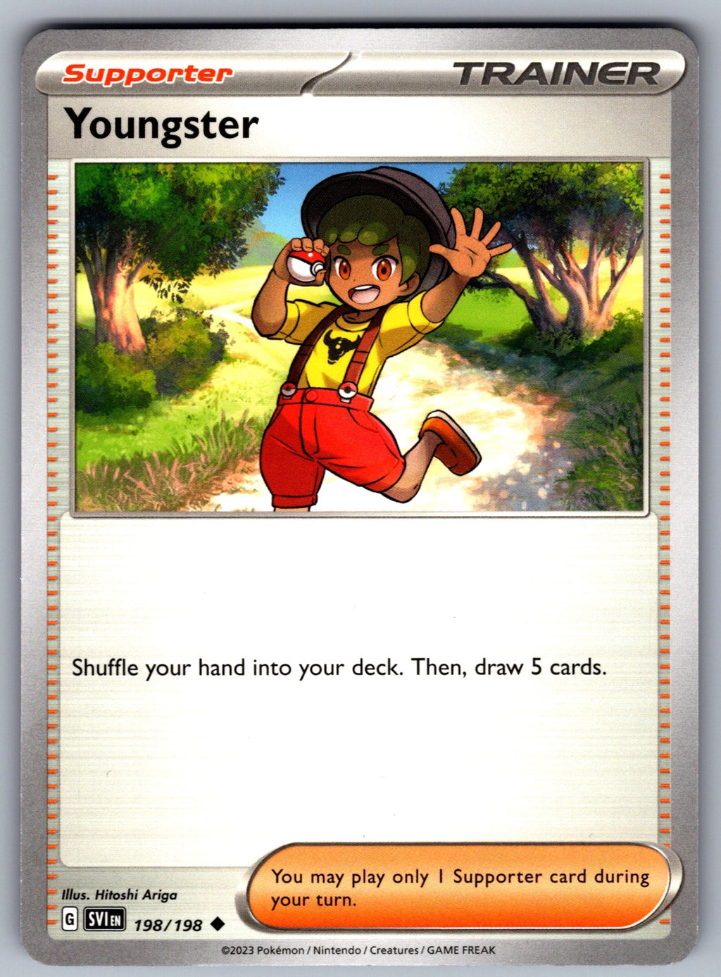 Youngster Uncommon SV01: Scarlet & Violet Base Set 198/198 NM 2023