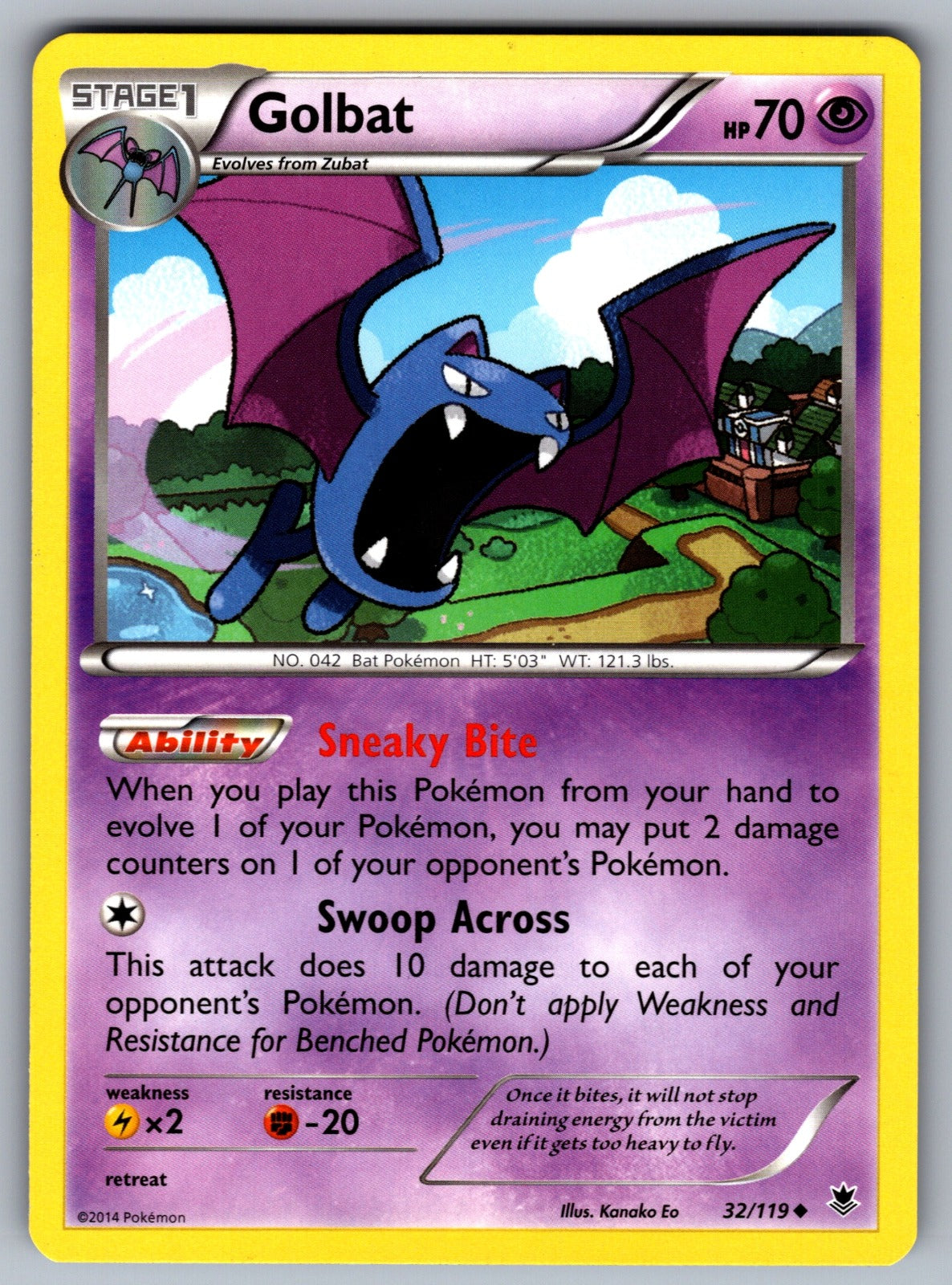 Golbat Uncommon Generations 31/83 LP 2016