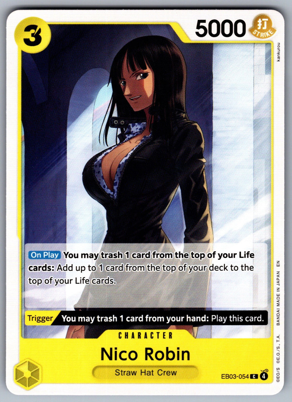 Nico Robin (054) C Extra Booster: One Piece Heroines Edition EB03-054 NM 2026