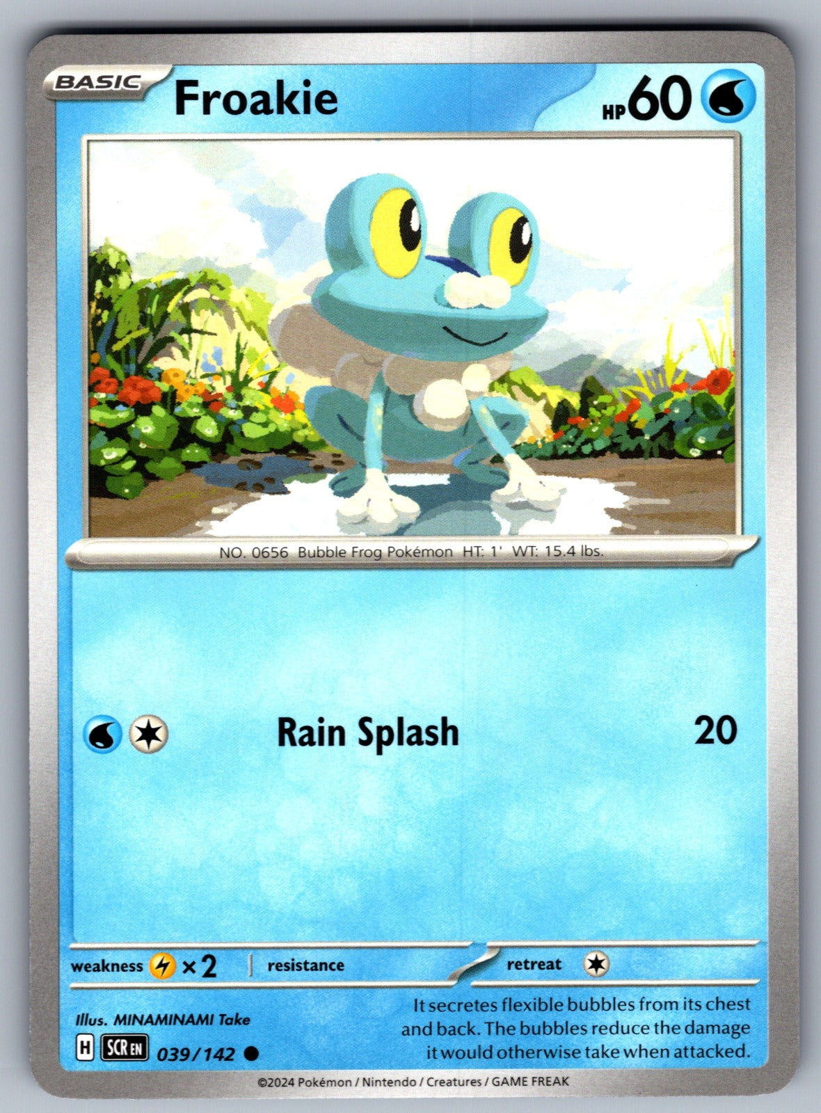 Froakie Common SV07: Stellar Crown 039/142 NM 2024