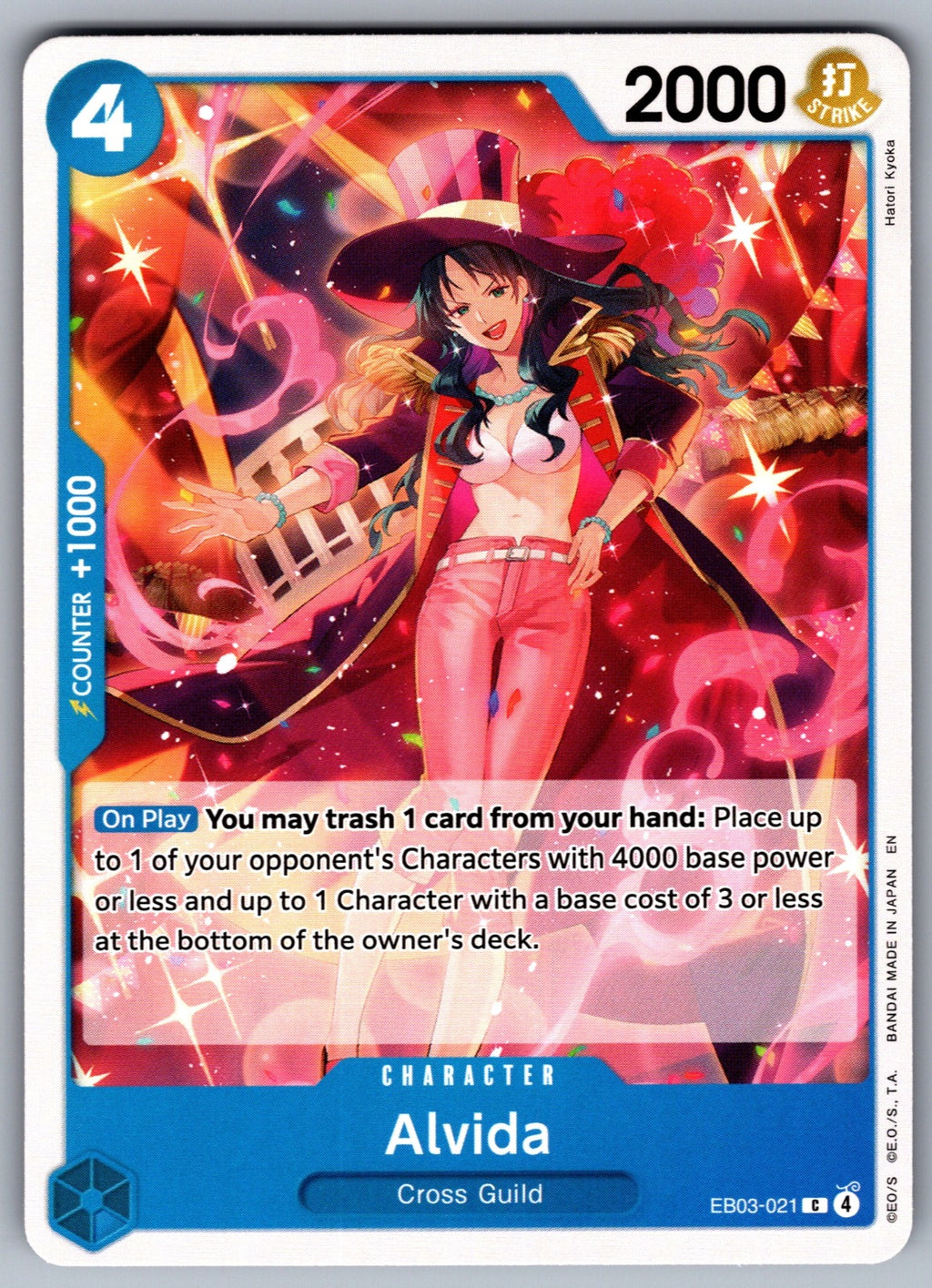 Alvida C Extra Booster: One Piece Heroines Edition EB03-021 NM 2026