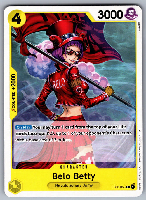 Belo Betty C Extra Booster: One Piece Heroines Edition EB03-056 NM 2026