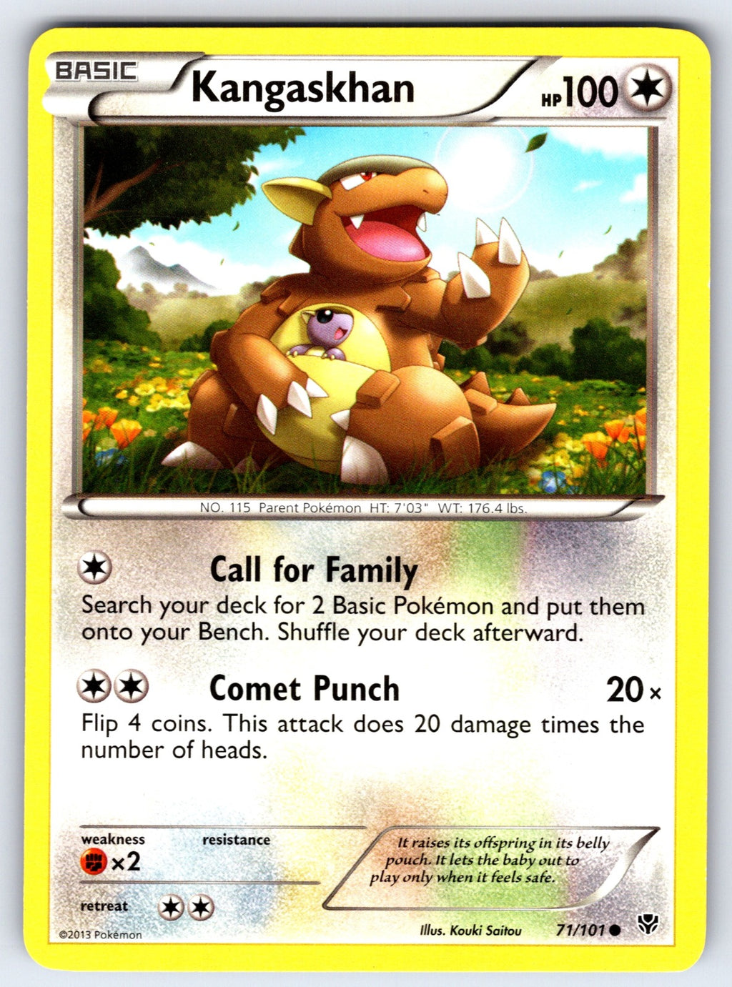 Kangaskhan Holo Classic Collection Trading Card Game Classic 017/034 LP 2023