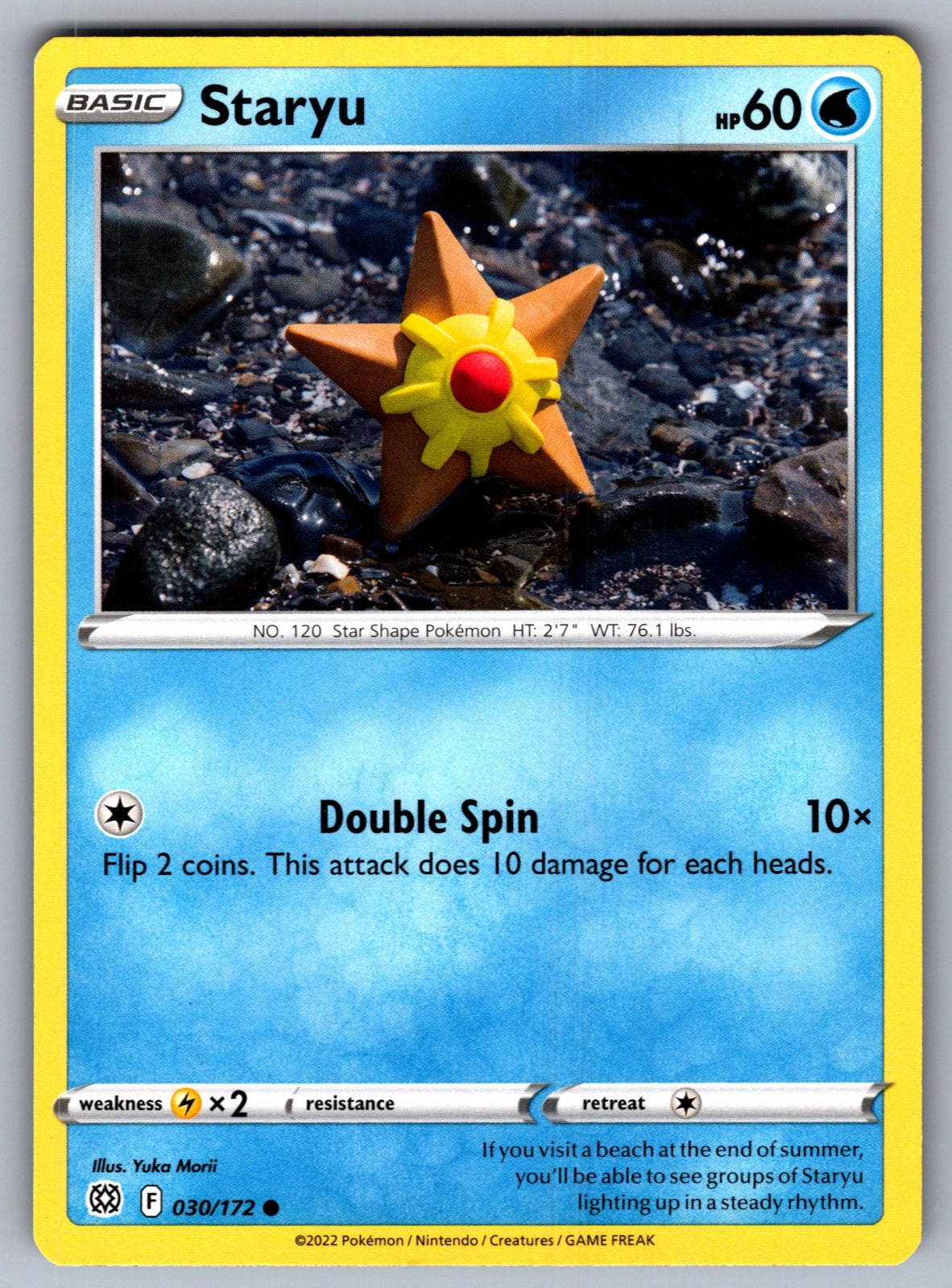 Staryu Common SWSH09: Brilliant Stars 030/172 NM 2022