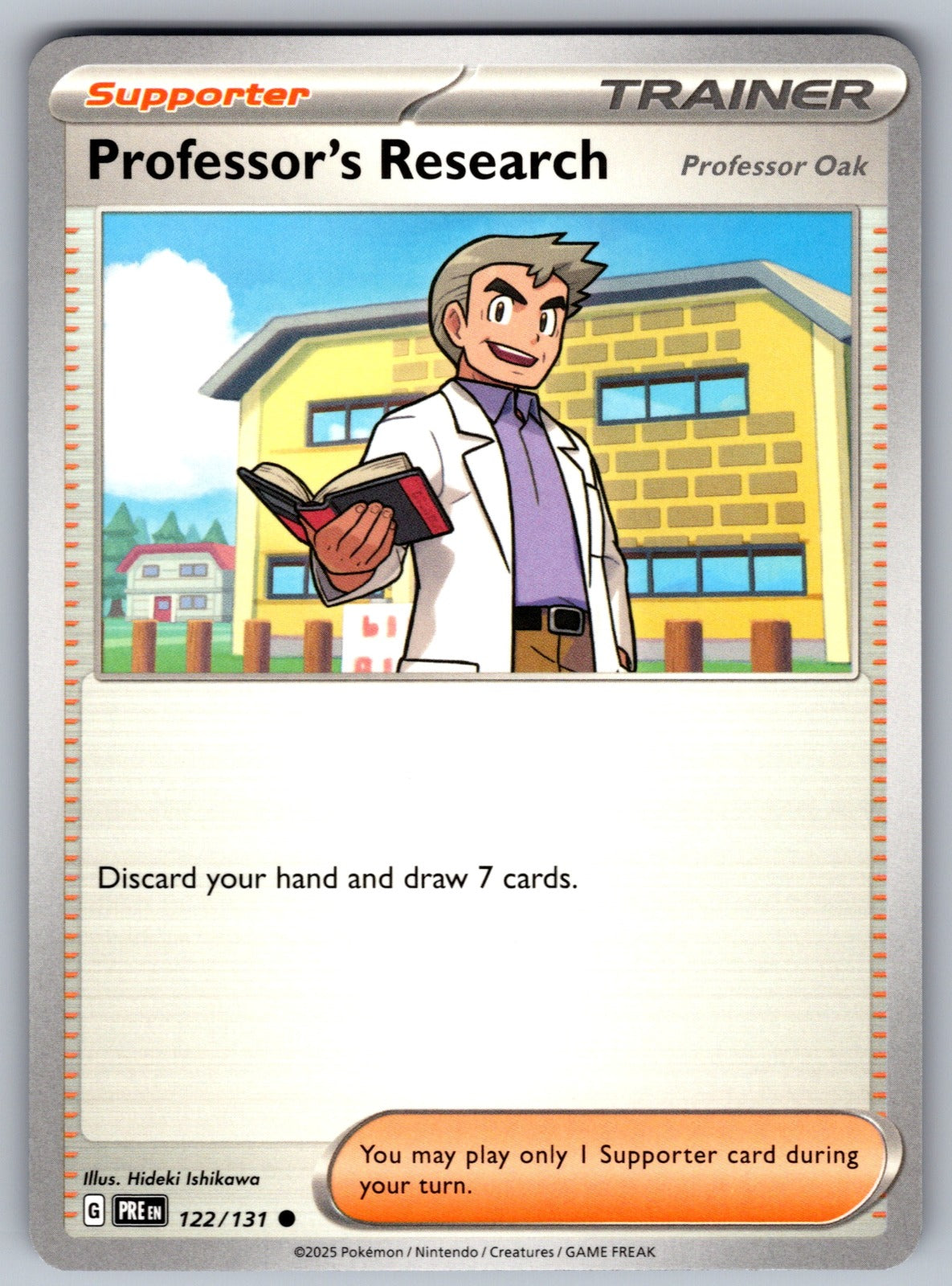 Professor's Research [Professor Oak] Common SV: Prismatic Evolutions 122/131 NM 