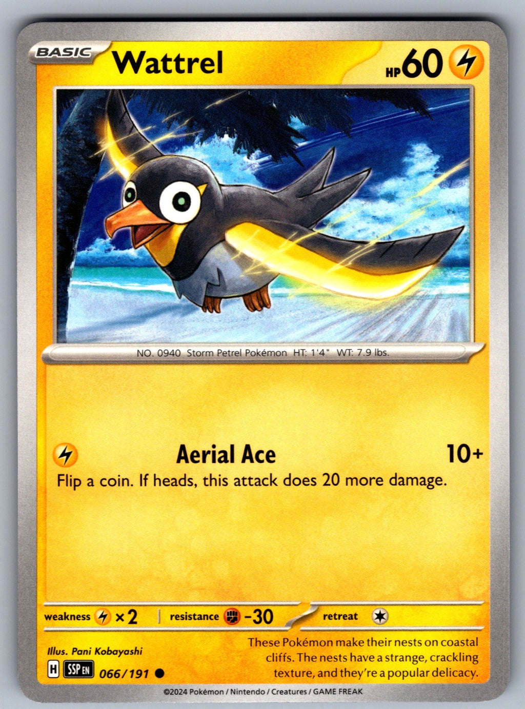 Wattrel Common SV08: Surging Sparks 066/191 NM 2024