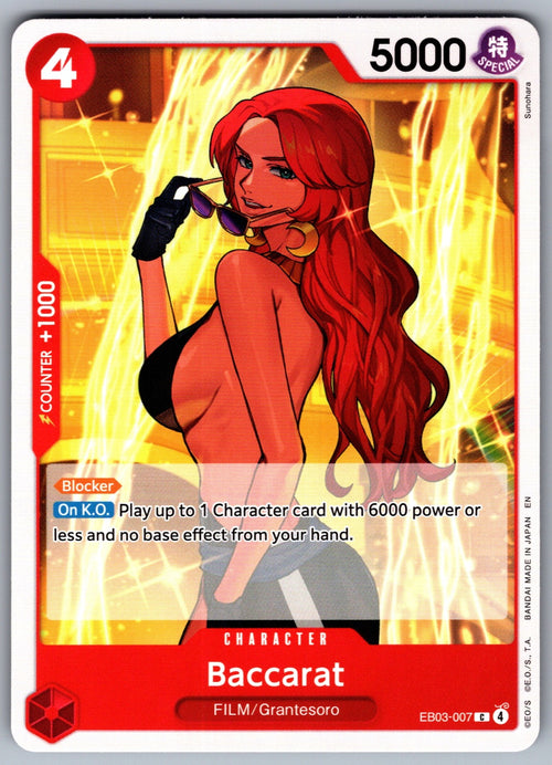 Baccarat C Extra Booster: One Piece Heroines Edition EB03-007 NM 2026