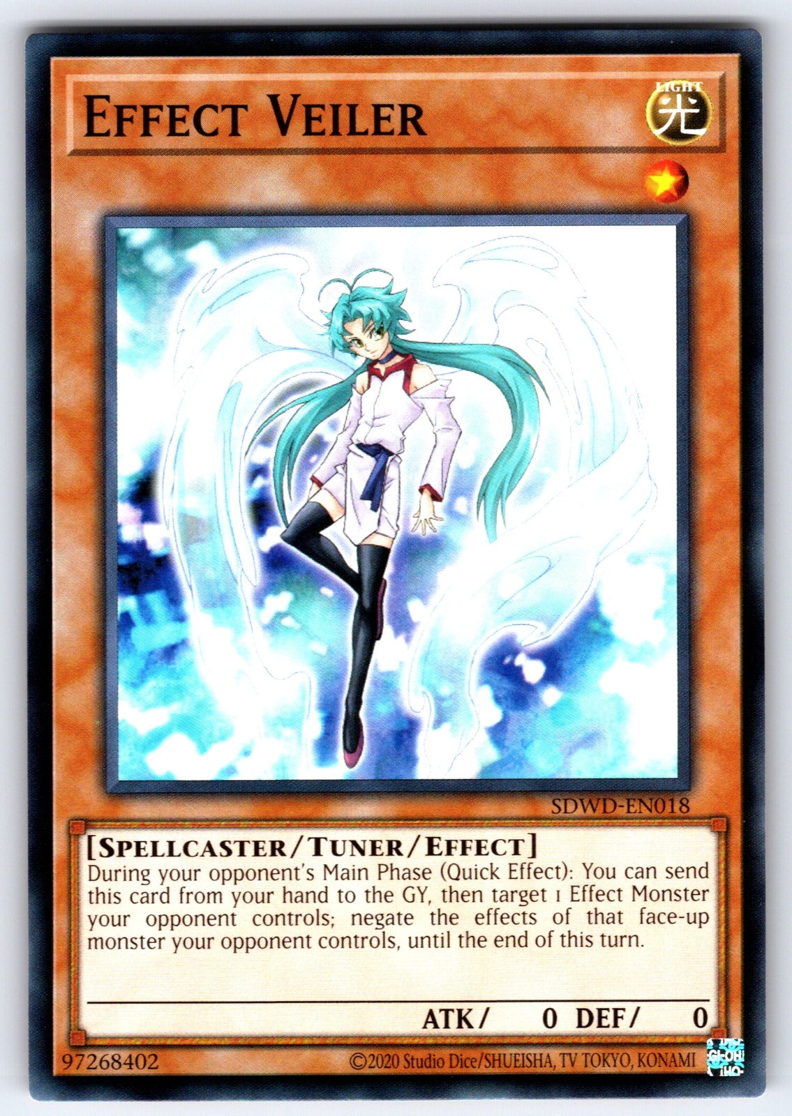Effect Veiler 1st Edition Common Structure Deck: Powercode Link SDPL-EN017 LP 20