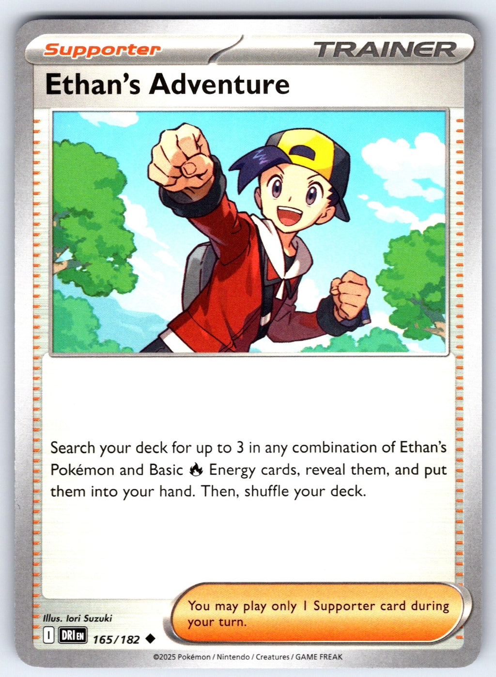 Ethan's Adventure Uncommon SV10: Destined Rivals 165/182 NM 2025