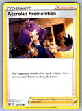 Acerola's Premonition Uncommon SWSH09: Brilliant Stars 129/172 NM 2022