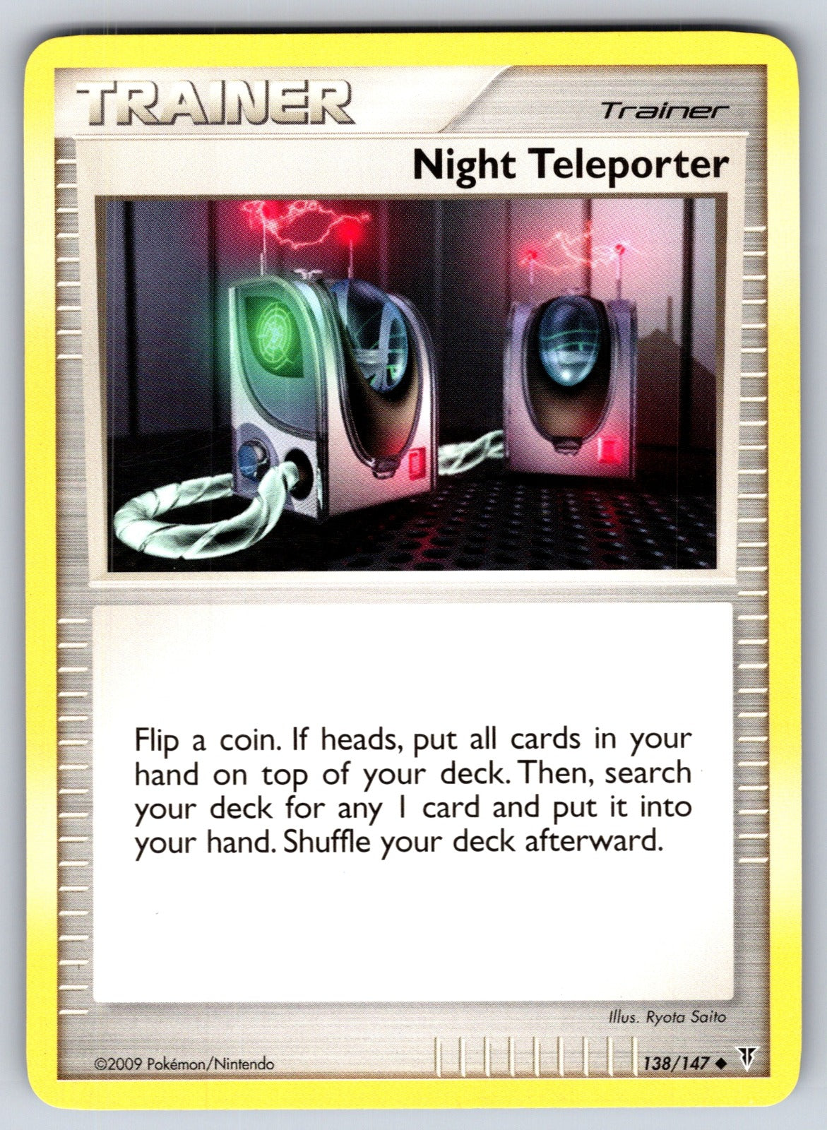 Night Teleporter Uncommon Supreme Victors 138 LP 2009