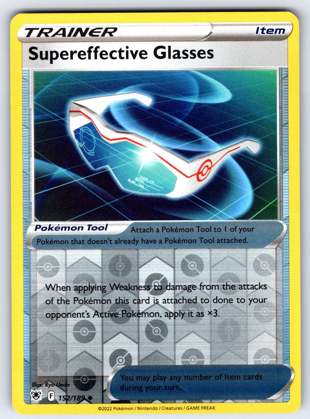 Supereffective Glasses Reverse Holo Uncommon SWSH10: Astral Radiance 152/189 NM 
