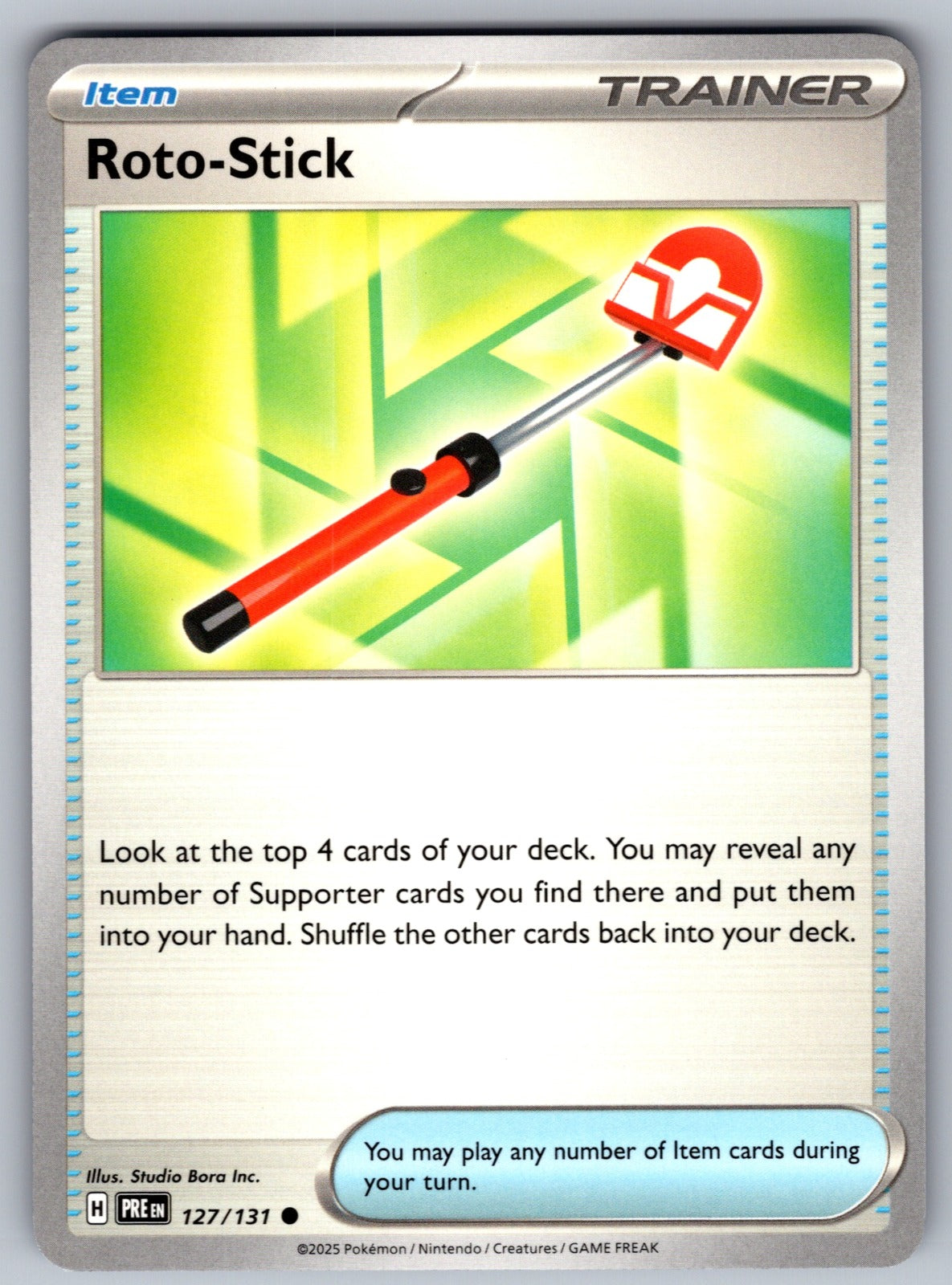 Roto-Stick Common SV: Prismatic Evolutions 127/131 NM 2025