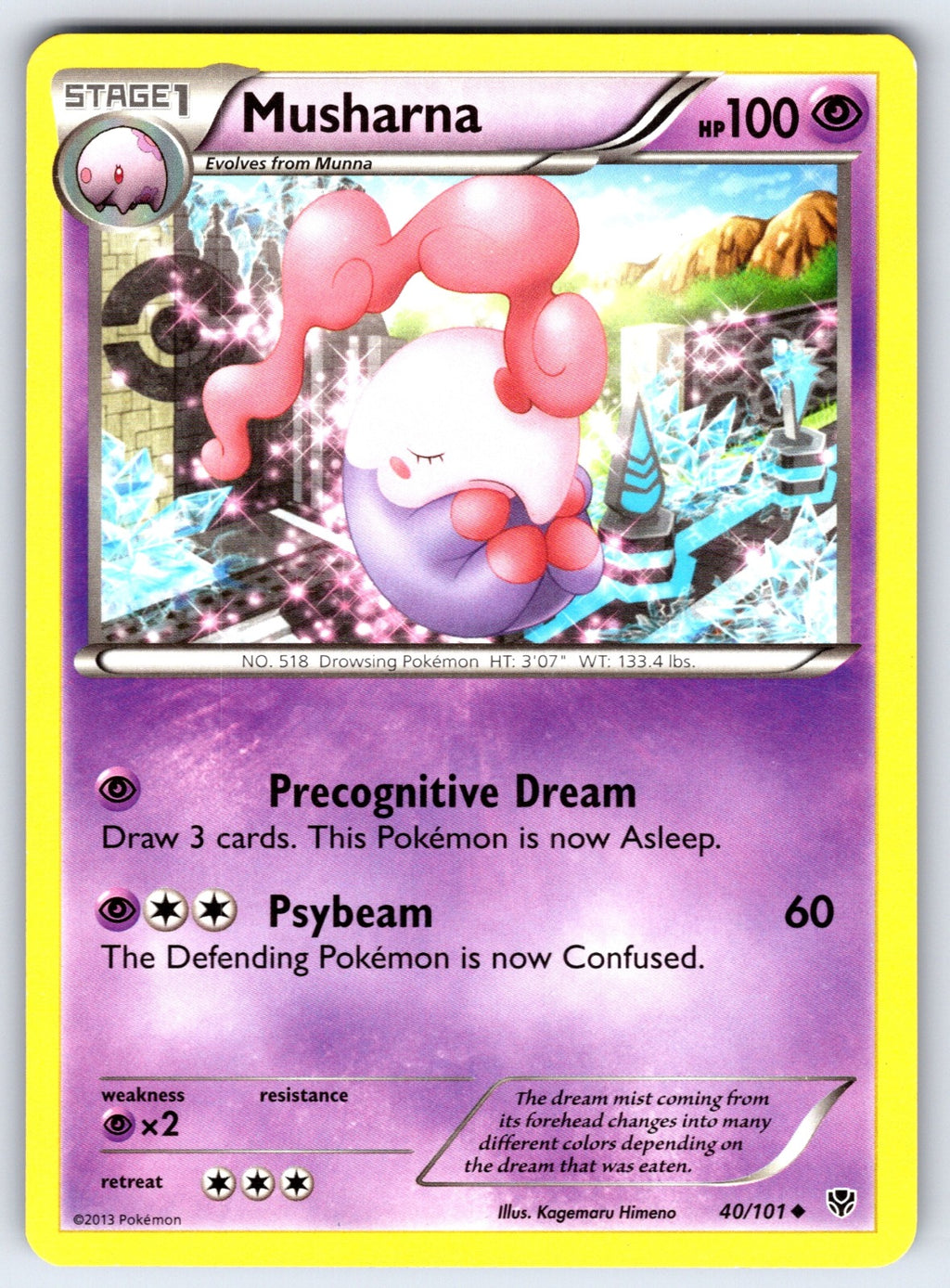 Musharna Uncommon Plasma Blast 40/101 LP 2013