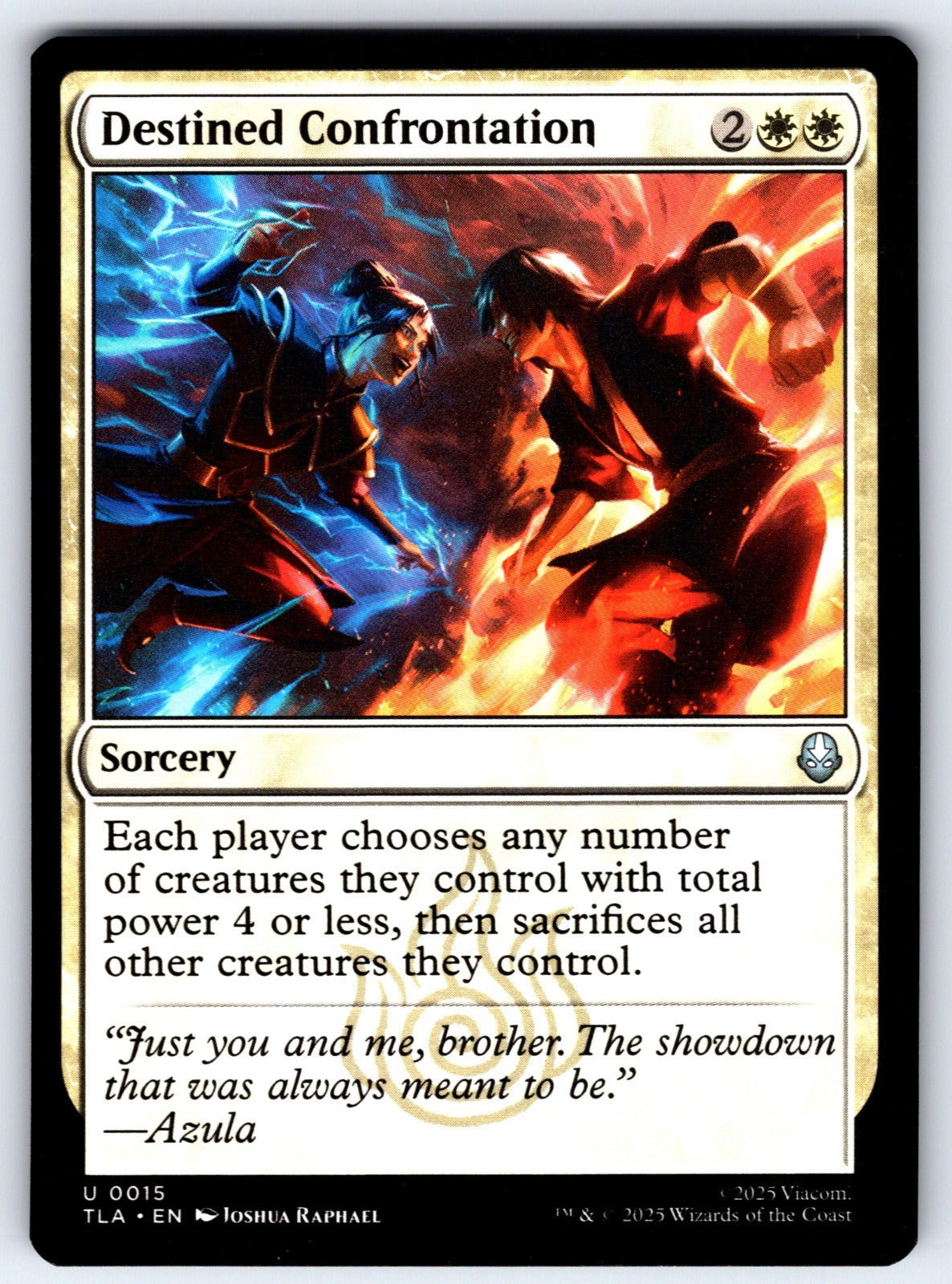 Destined Confrontation U Avatar: The Last Airbender 15 NM 2025