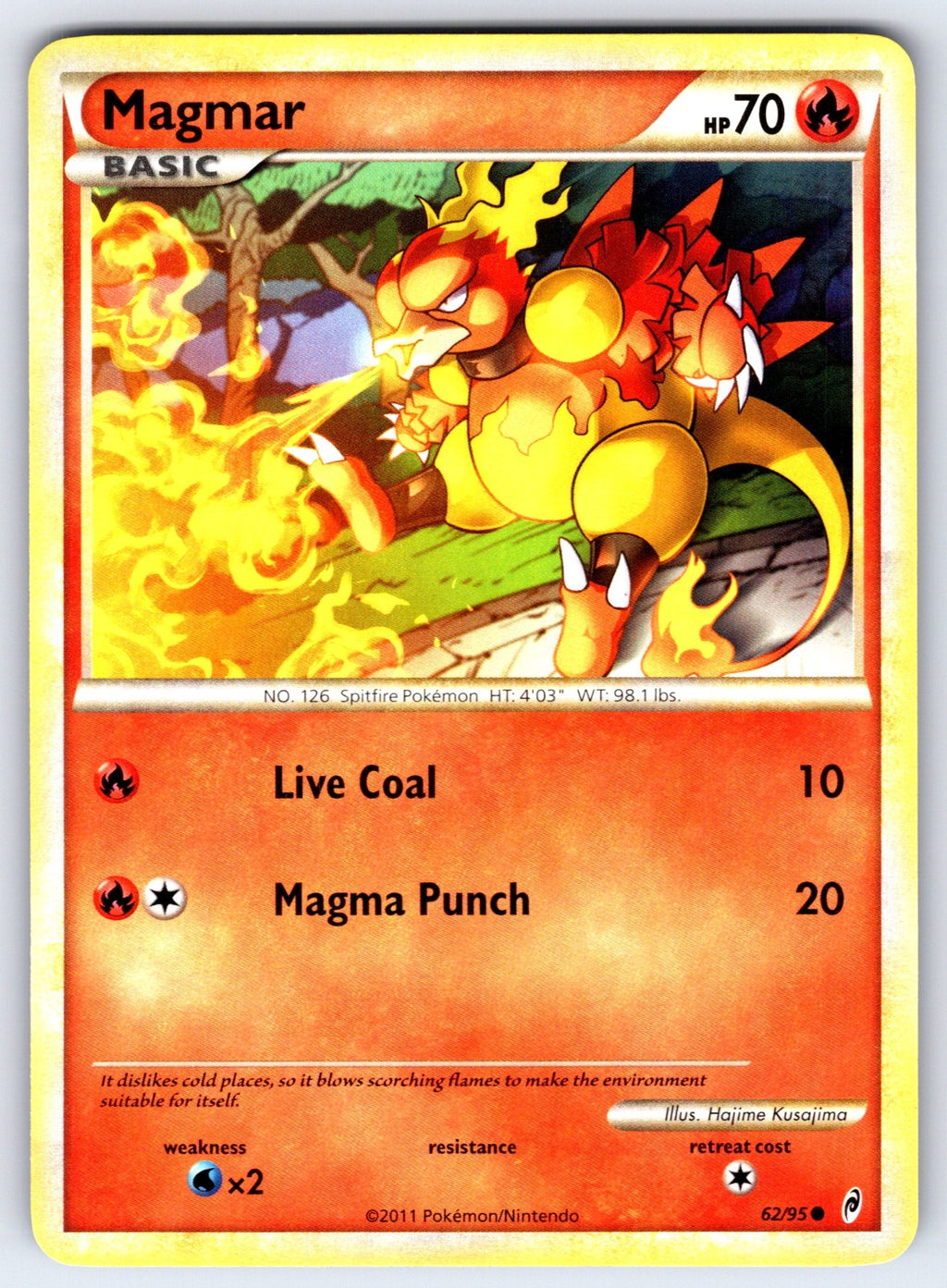 Magmar Common Call of Legends 62/95 LP 2011