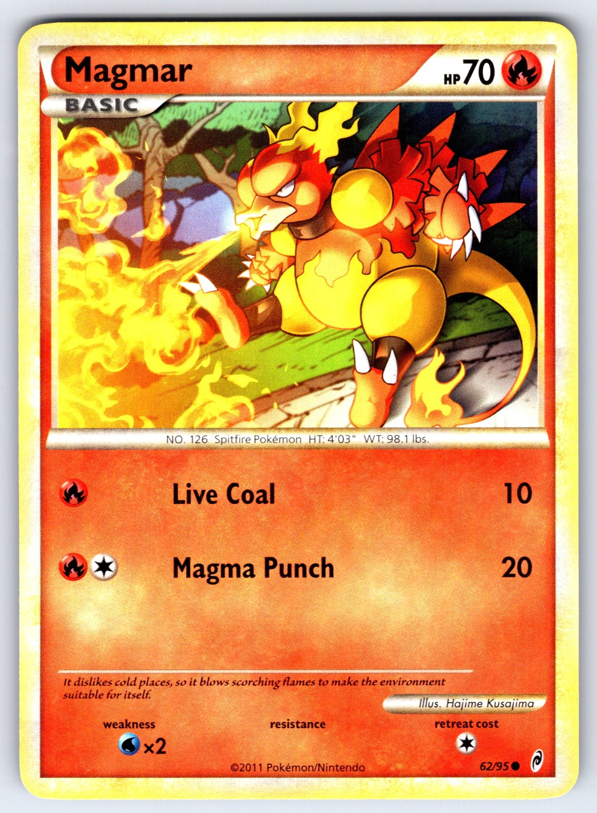 Magmar Common Call of Legends 62/95 LP 2011