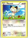 Meowth Common Boundaries Crossed 106/149 LP 2012