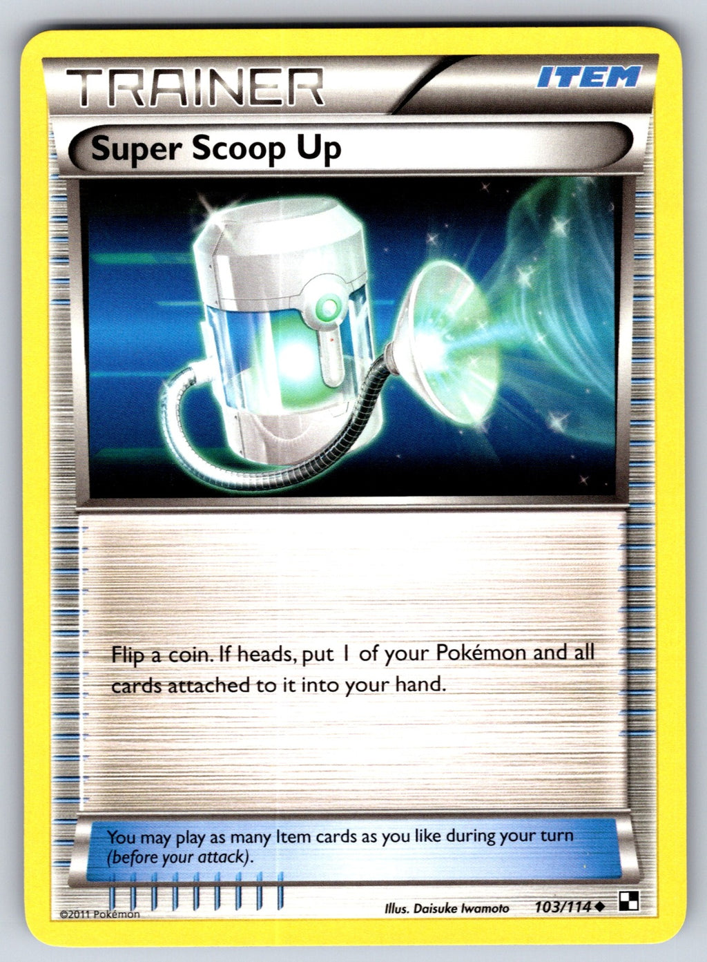 Super Scoop Up Uncommon Black and White 103/114 LP 2011