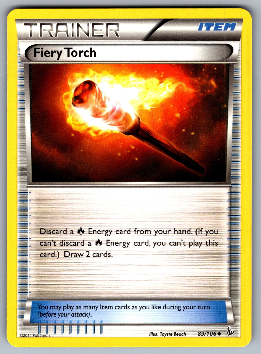 Fiery Torch Uncommon XY - Flashfire 89/106 LP 2014