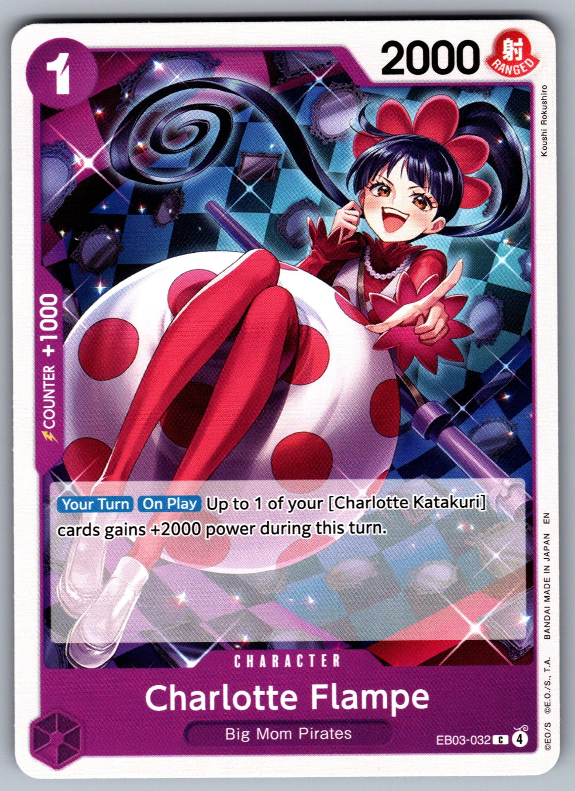 Charlotte Flampe C Extra Booster: One Piece Heroines Edition EB03-032 NM 2026