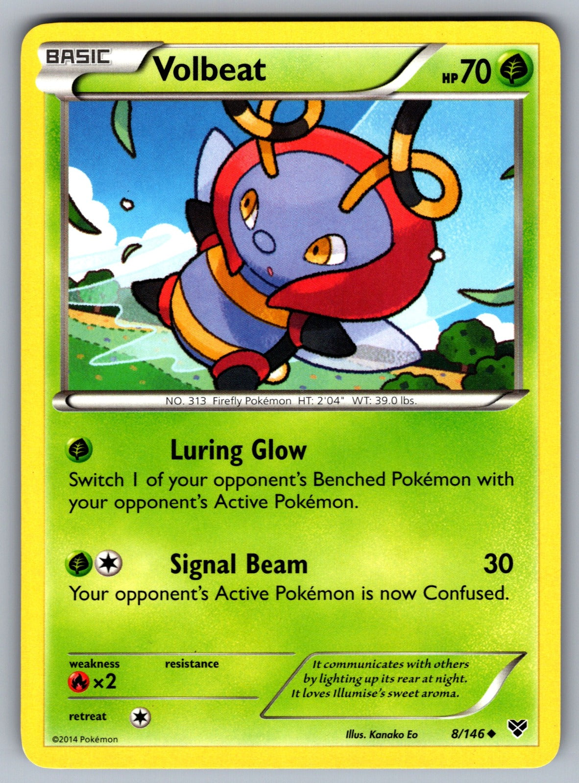 Volbeat Uncommon XY Base Set 8/146 LP 2014