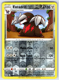 Excadrill Reverse Holo Uncommon SWSH08: Fusion Strike 183/264 NM 2021