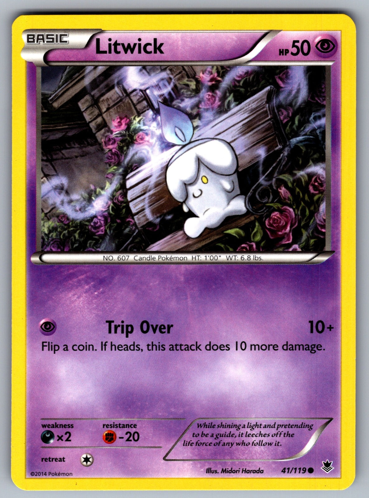 Litwick Common XY - Phantom Forces 41/119 LP 2014