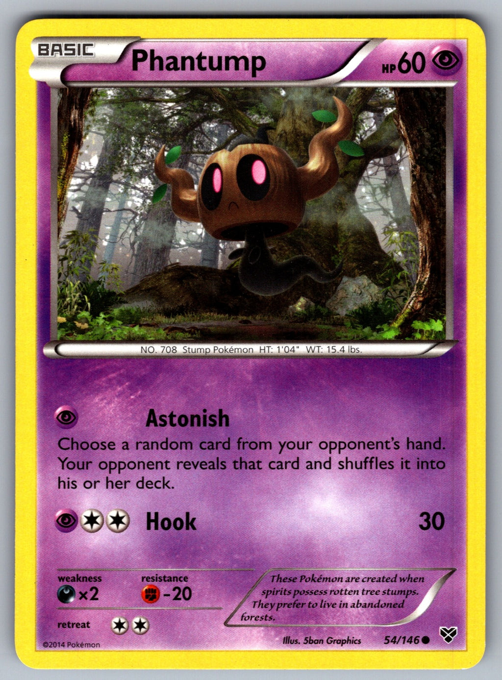 Phantump Common XY Base Set 54/146 LP 2014